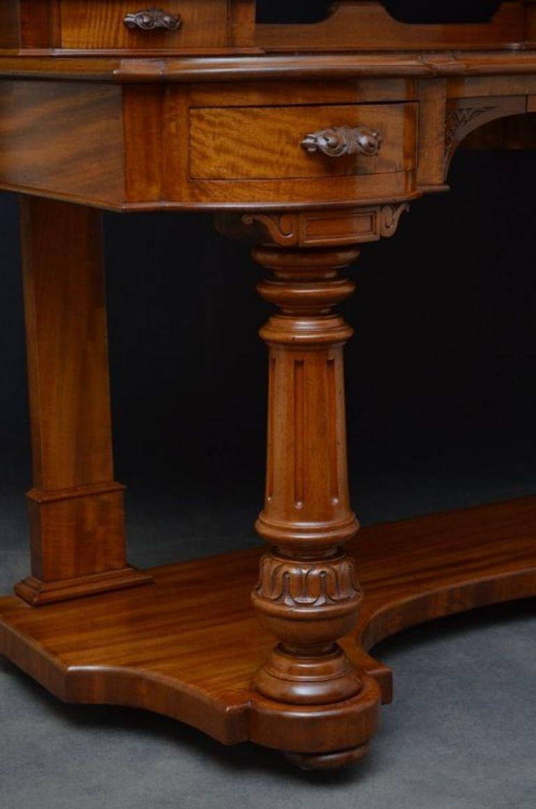 English Victorian Mahogany Duchess Stand Dressing Table For Sale