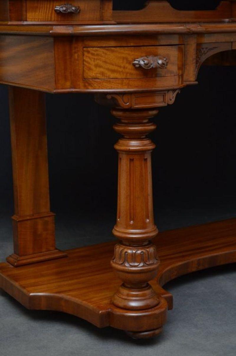 English Victorian Mahogany Duchess Table For Sale