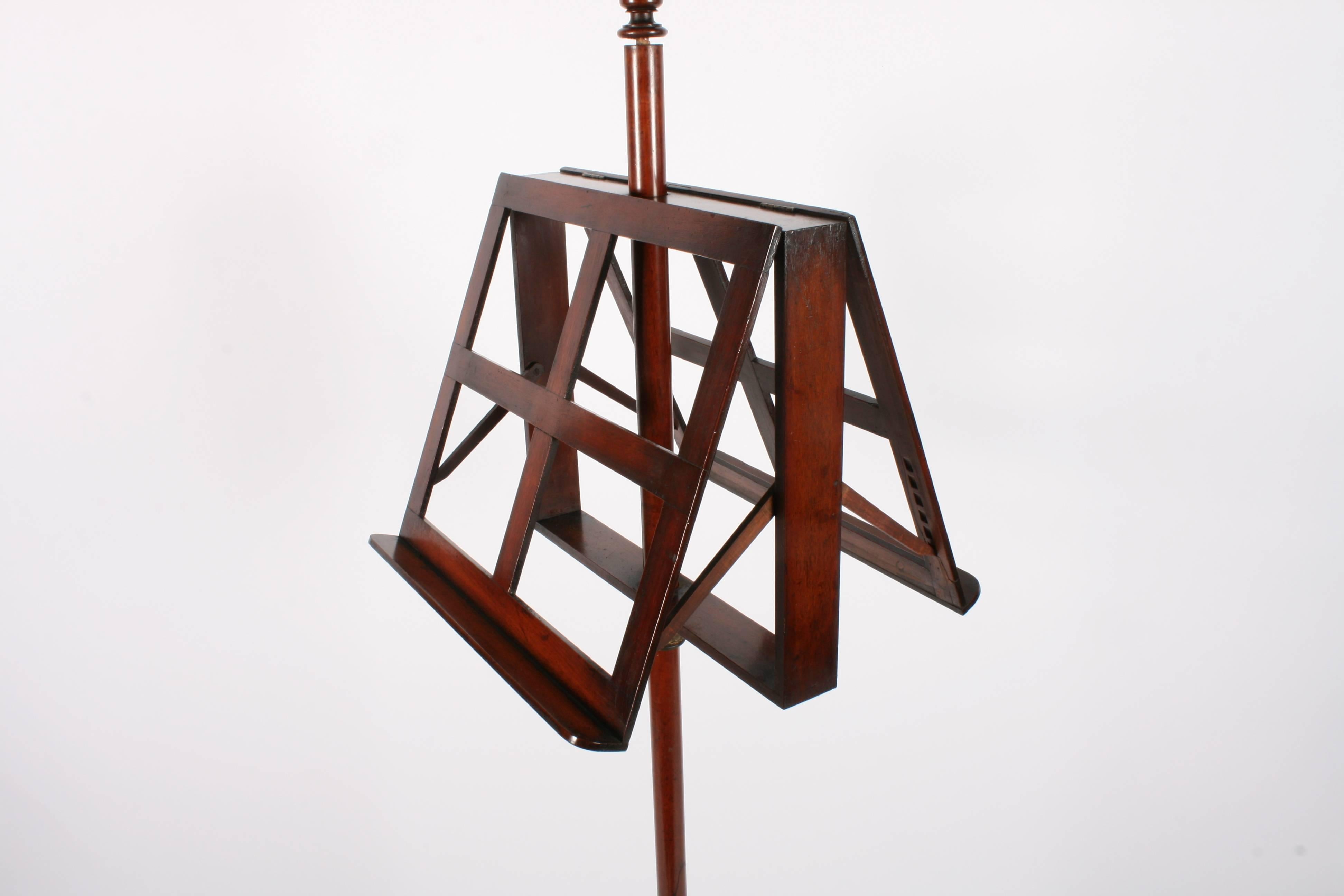 Victorian Mahogany Duet Music Stand, circa 1870 In Good Condition For Sale In Edinburgh, GB