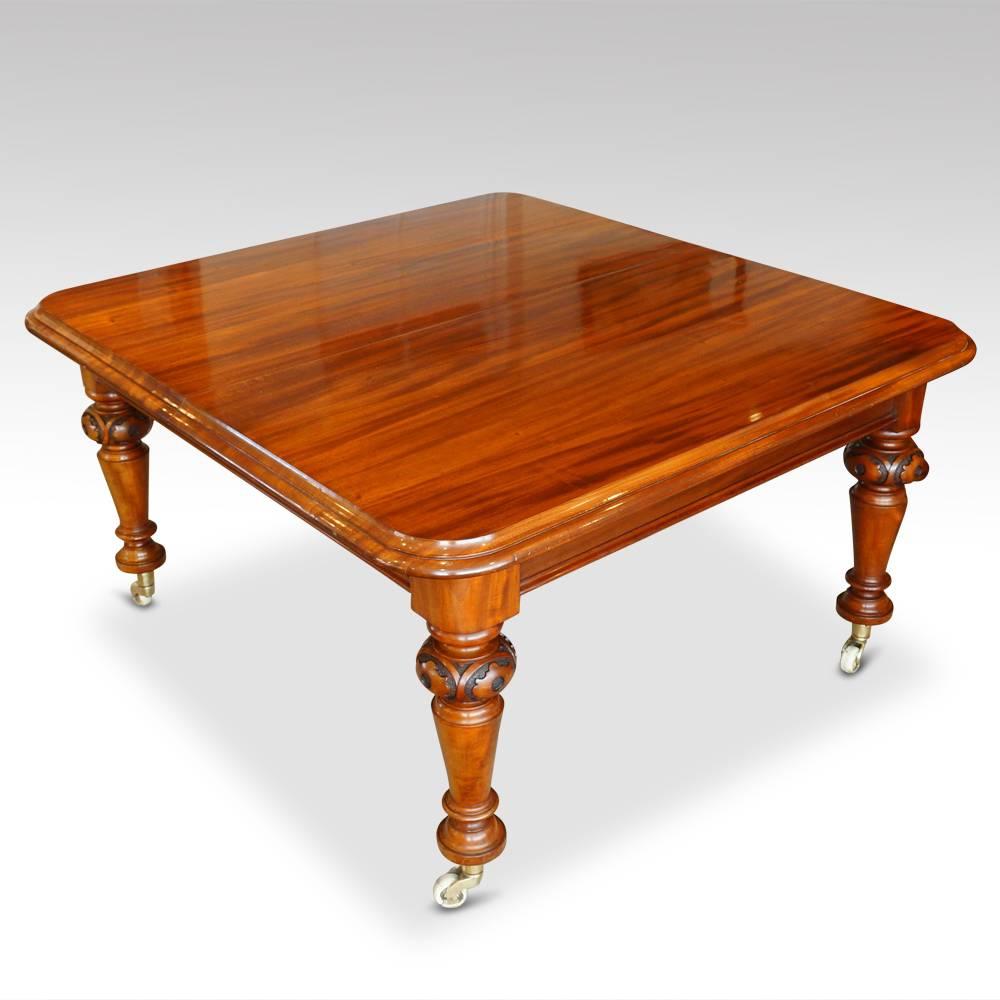 Victorian Mahogany Extending Dining Table For Sale 6