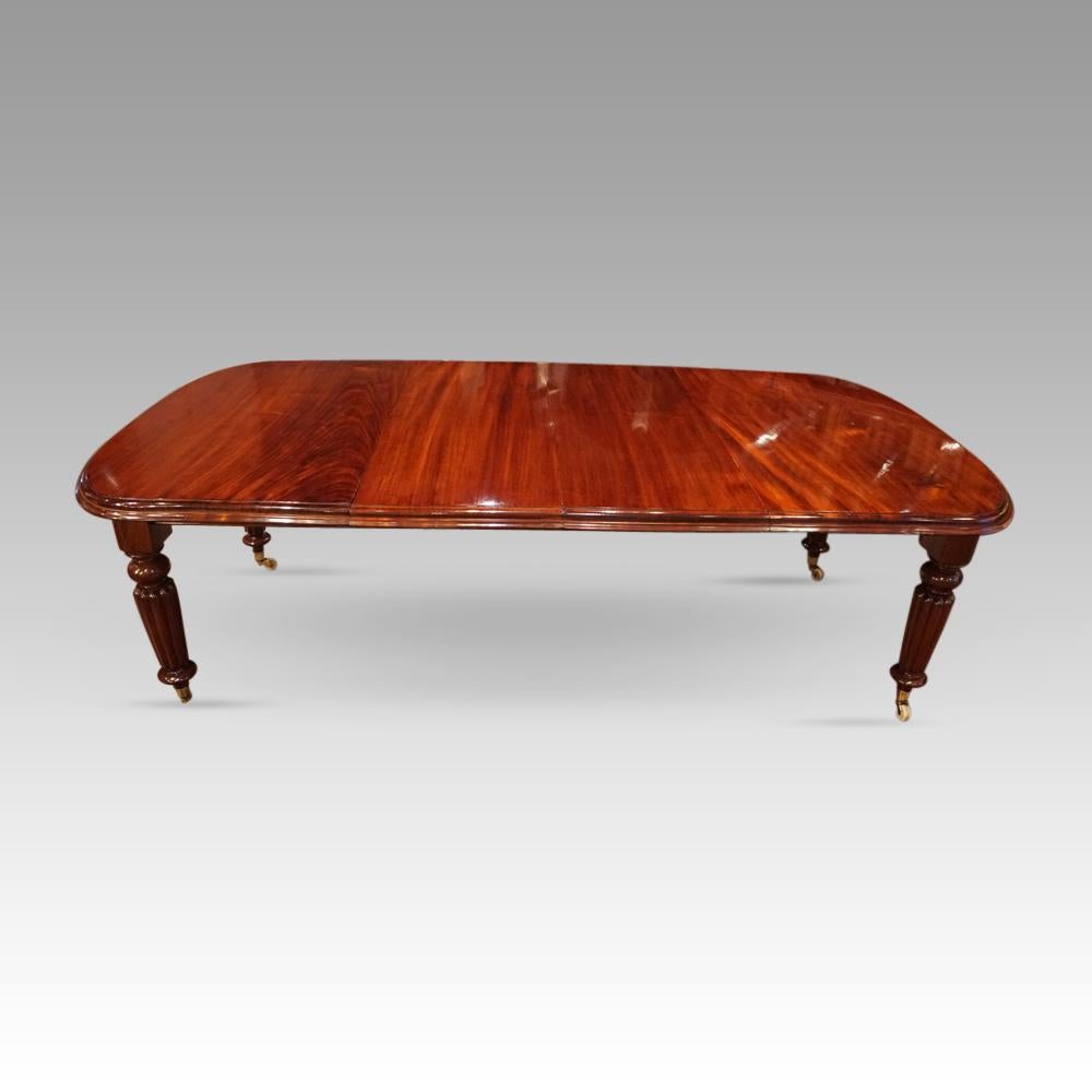Victorian mahogany extending dining table 5