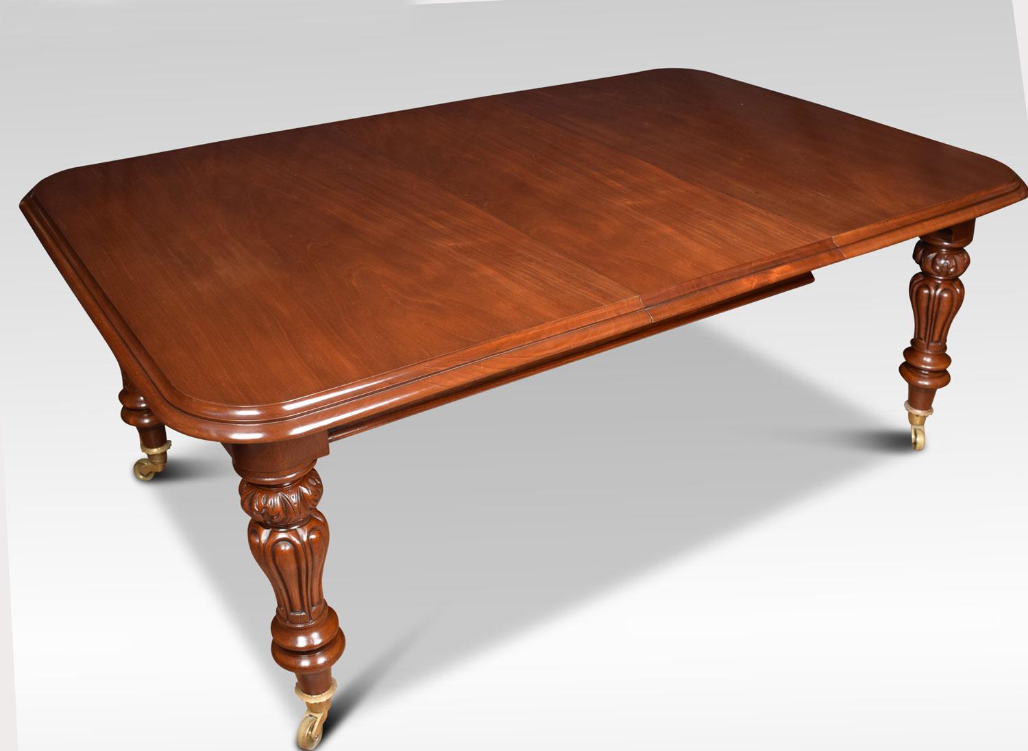 victorian mahogany dining table