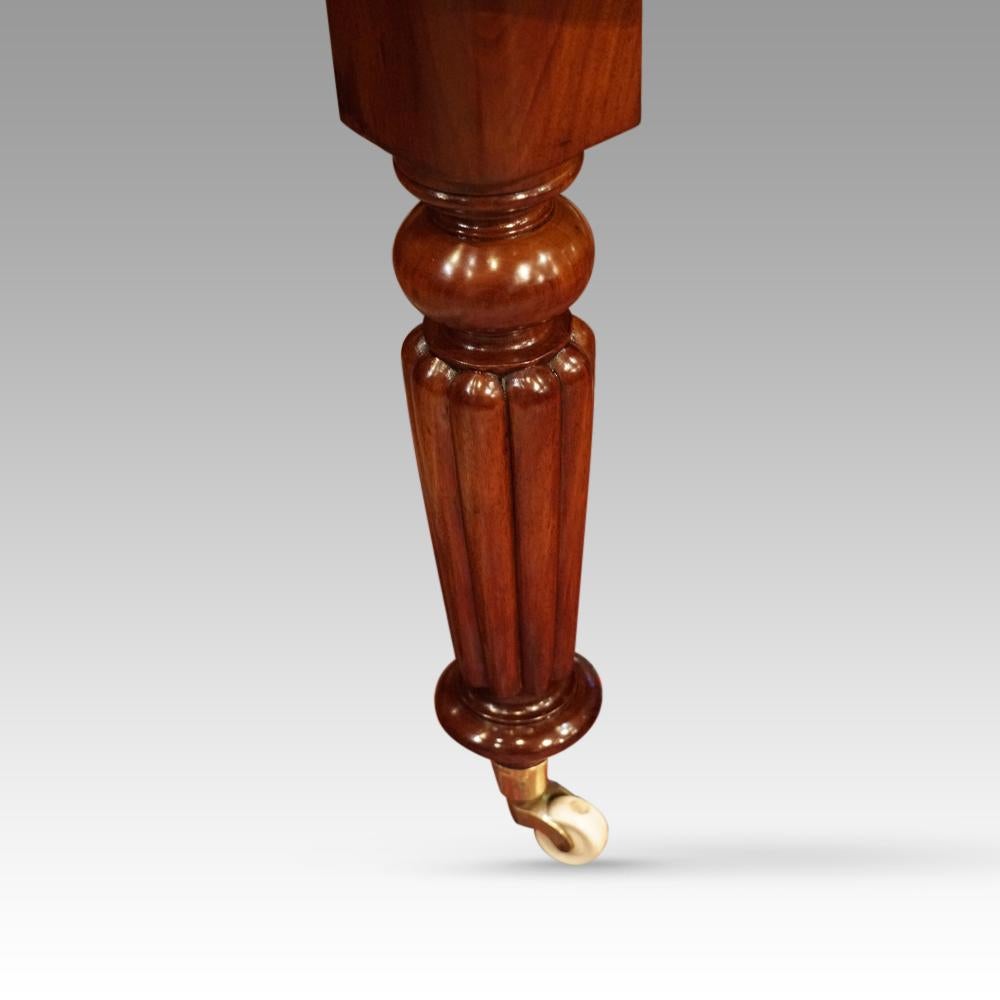 Victorian mahogany extending dining table 1