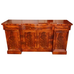 Antique Victorian Mahogany Four Door Sideboard