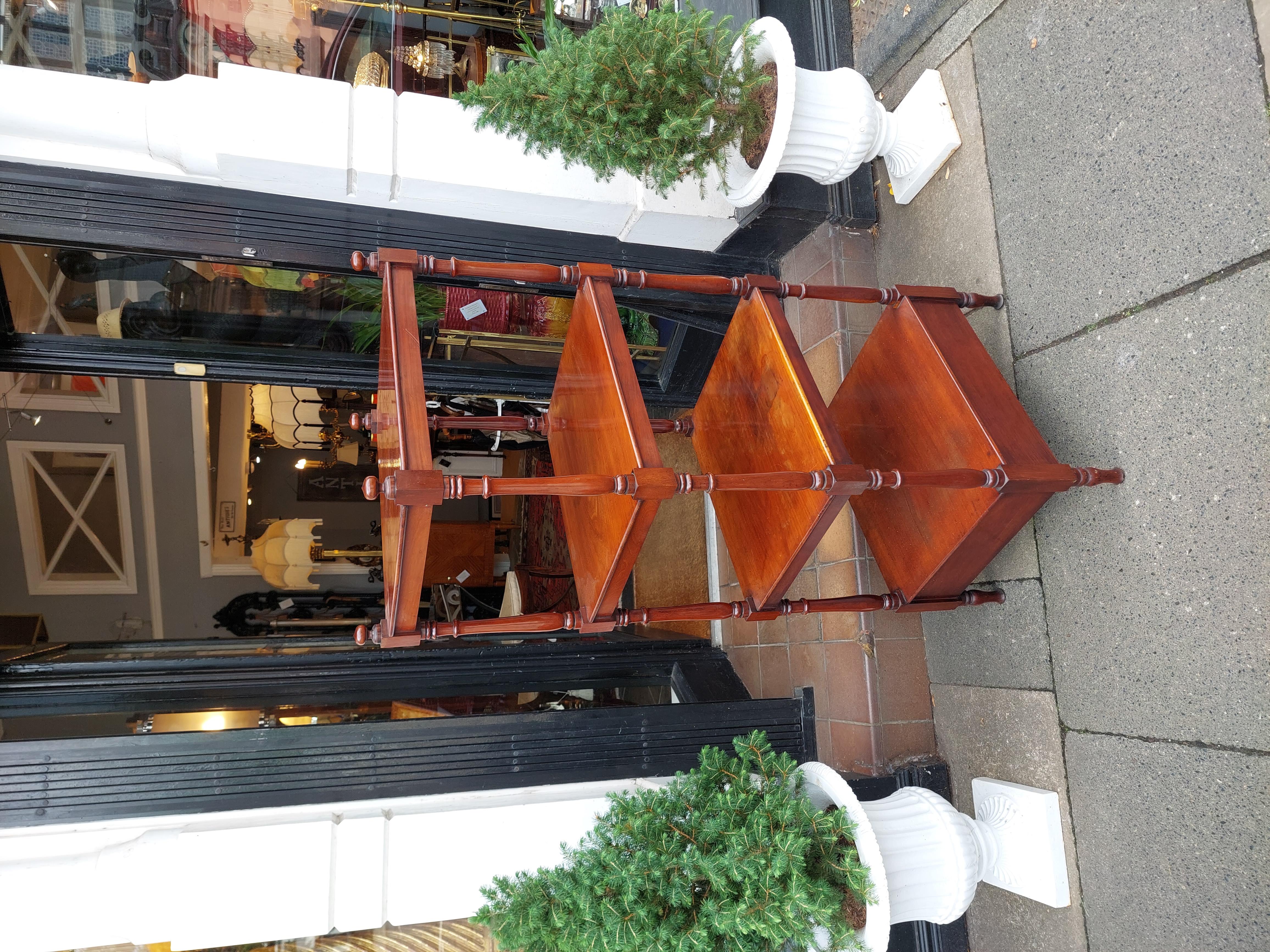 Victorian Mahogany Four Tiered Whatnot For Sale 5