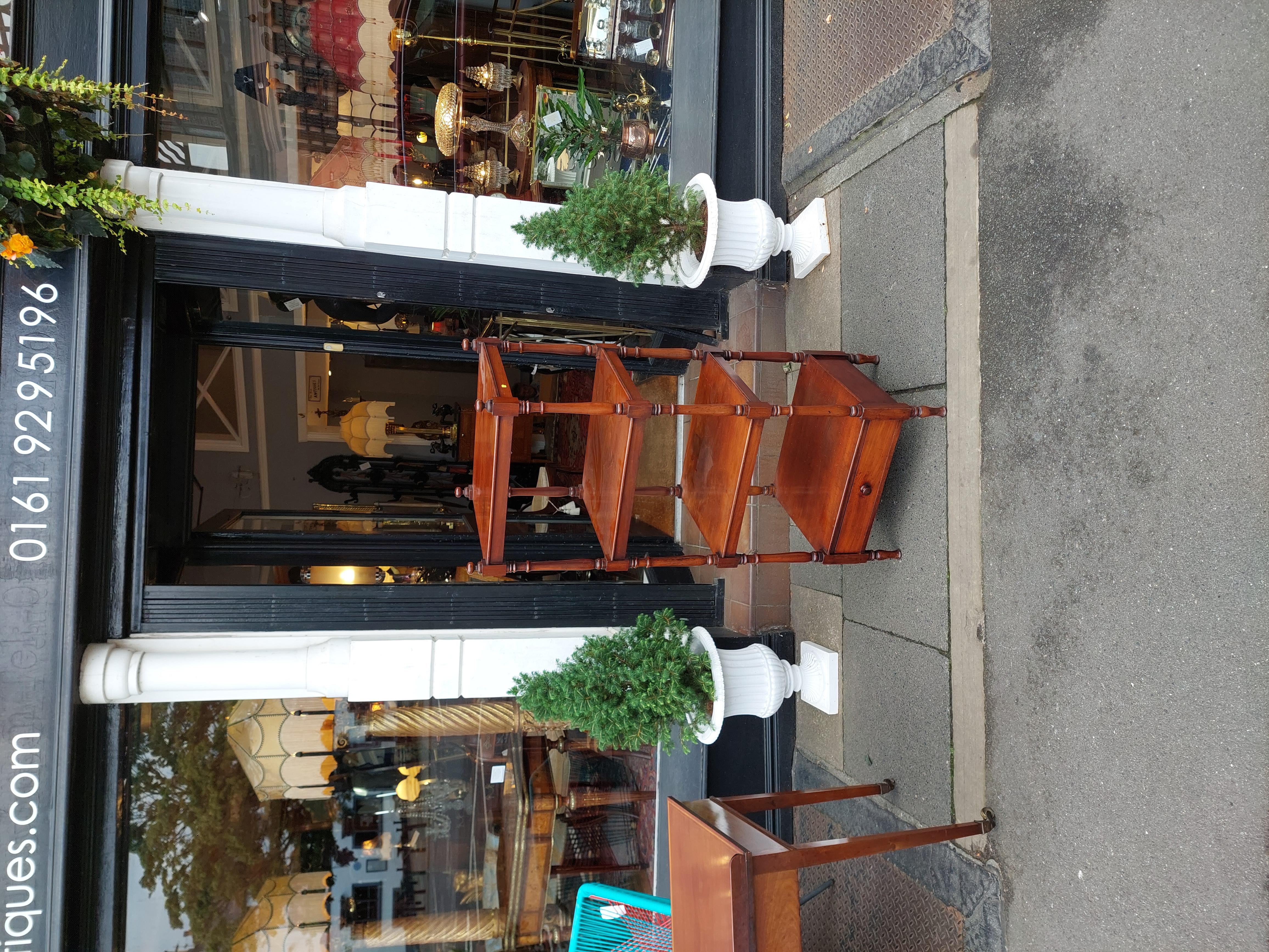 English Victorian Mahogany Four Tiered Whatnot For Sale