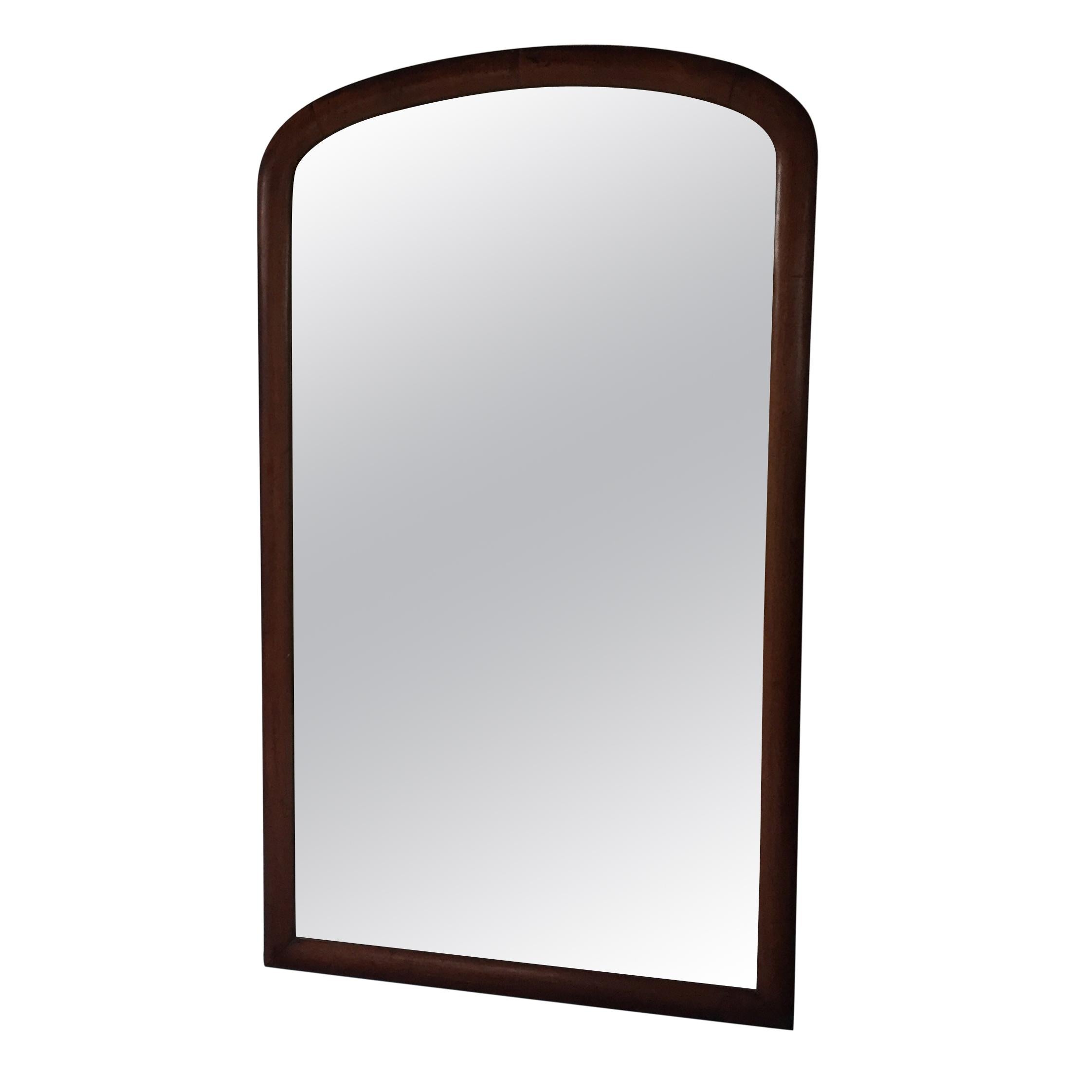 Large Victorian English Mahogany Full Length Dressing Mirror at 1stDibs