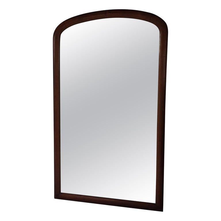 Large Victorian English Mahogany Full Length Dressing Mirror at 1stDibs