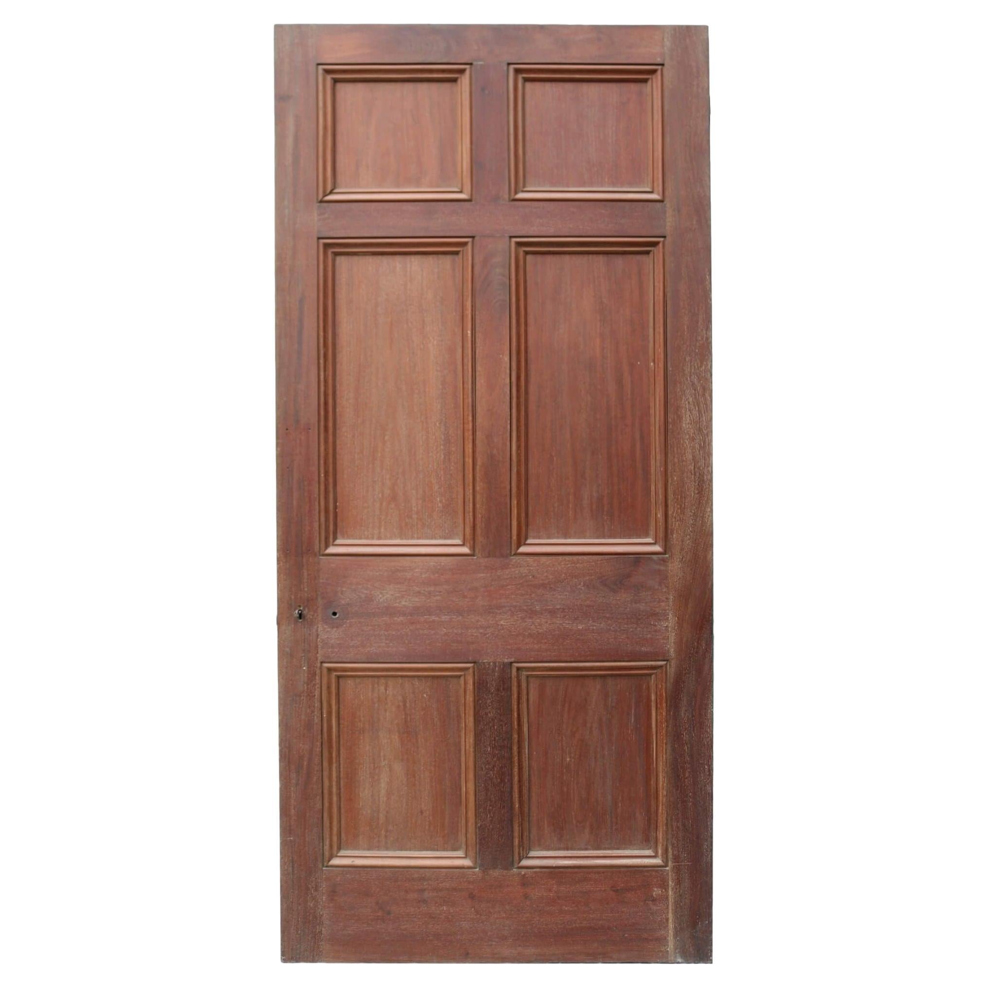 Victorian Mahogany Internal Door For Sale