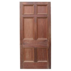 Antique Victorian Mahogany Internal Door