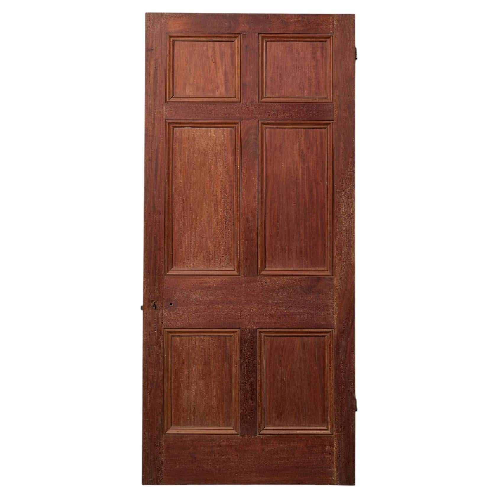 Victorian Mahogany Internal Door For Sale