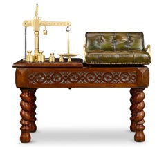 Victorian Mahogany Jockey Scale By Leuchars & Son