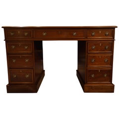 Victorian Mahogany Kneehole Desk