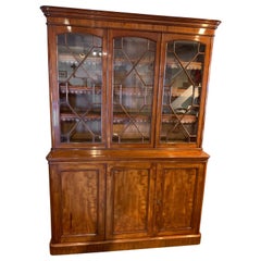 Victorian Mahogany Library Bookcase