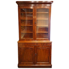 Victorian Mahogany Library Bookcase