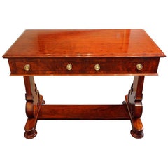 Victorian Mahogany Library Table