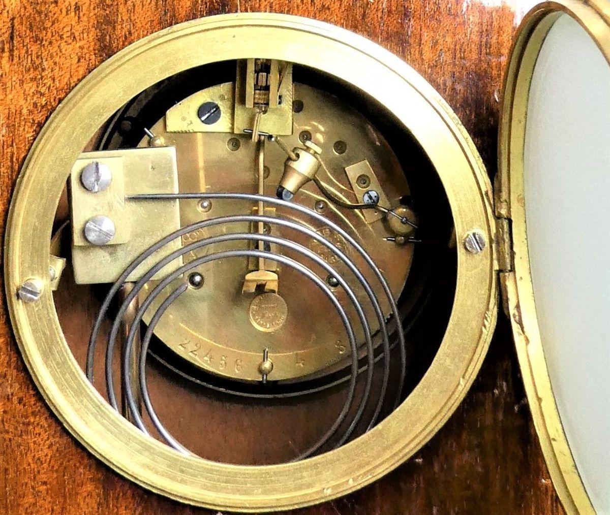 Victorian Mahogany Mantel Clock For Sale 2