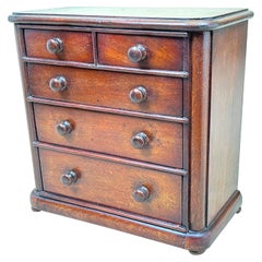 Victorian Mahogany Miniature Chest of Drawers