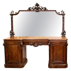 Victorian Mahogany Mirrored Sideboard