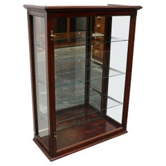 Victorian Mahogany Museum / Shop Display Cabinet or Vitrine, Late 19th Century