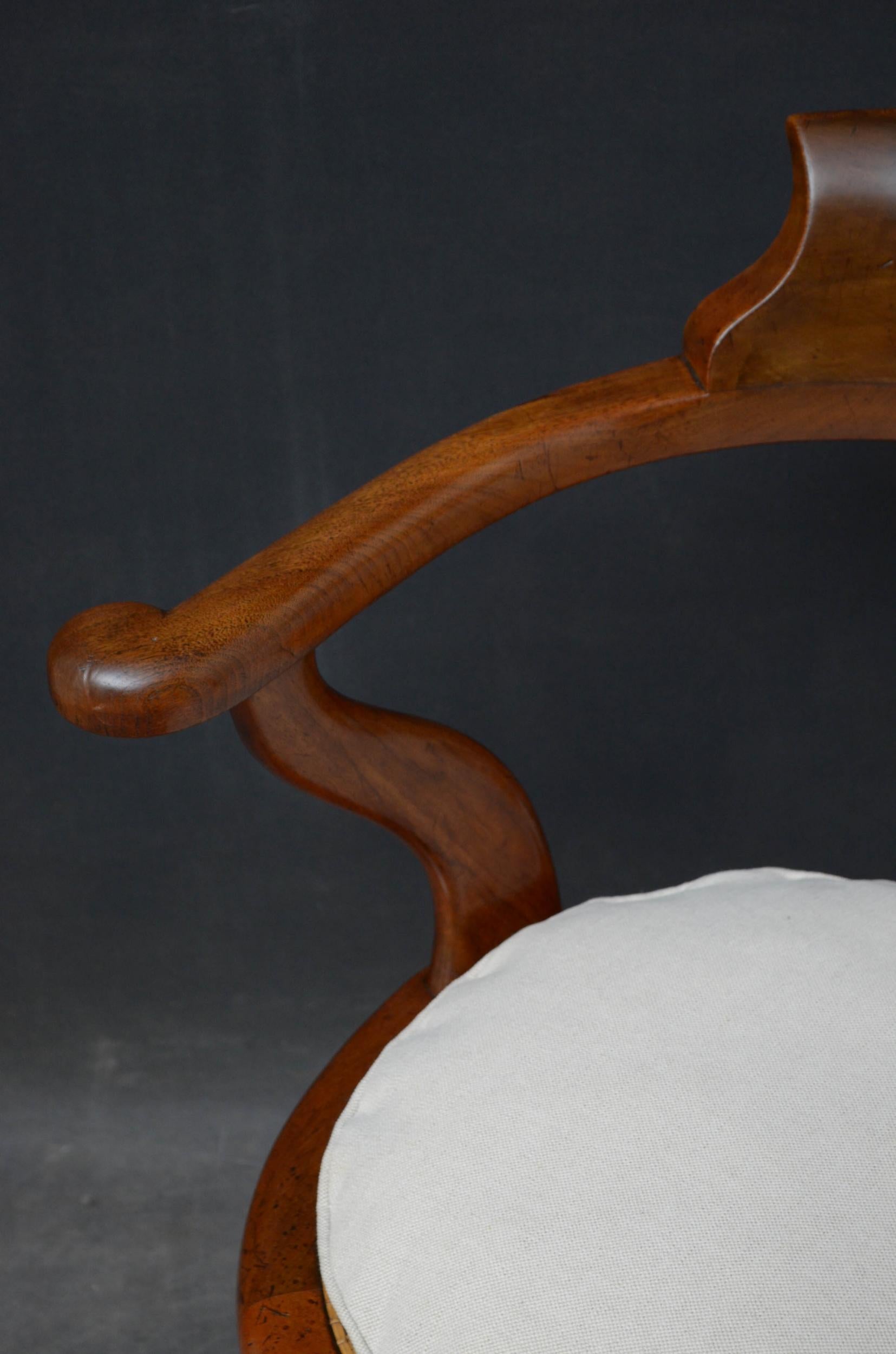mahogany desk chair