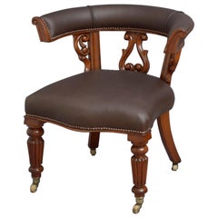 Victorian Mahogany Office Chair