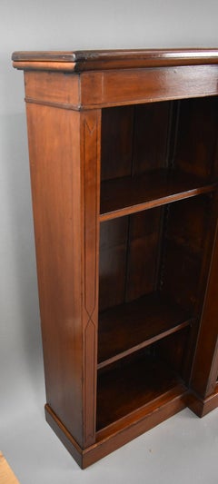 Victorian Mahogany Open Bookcase