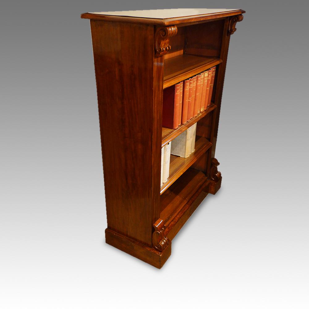 Victorian Mahogany Open Bookcase In Good Condition In Salisbury, Wiltshire