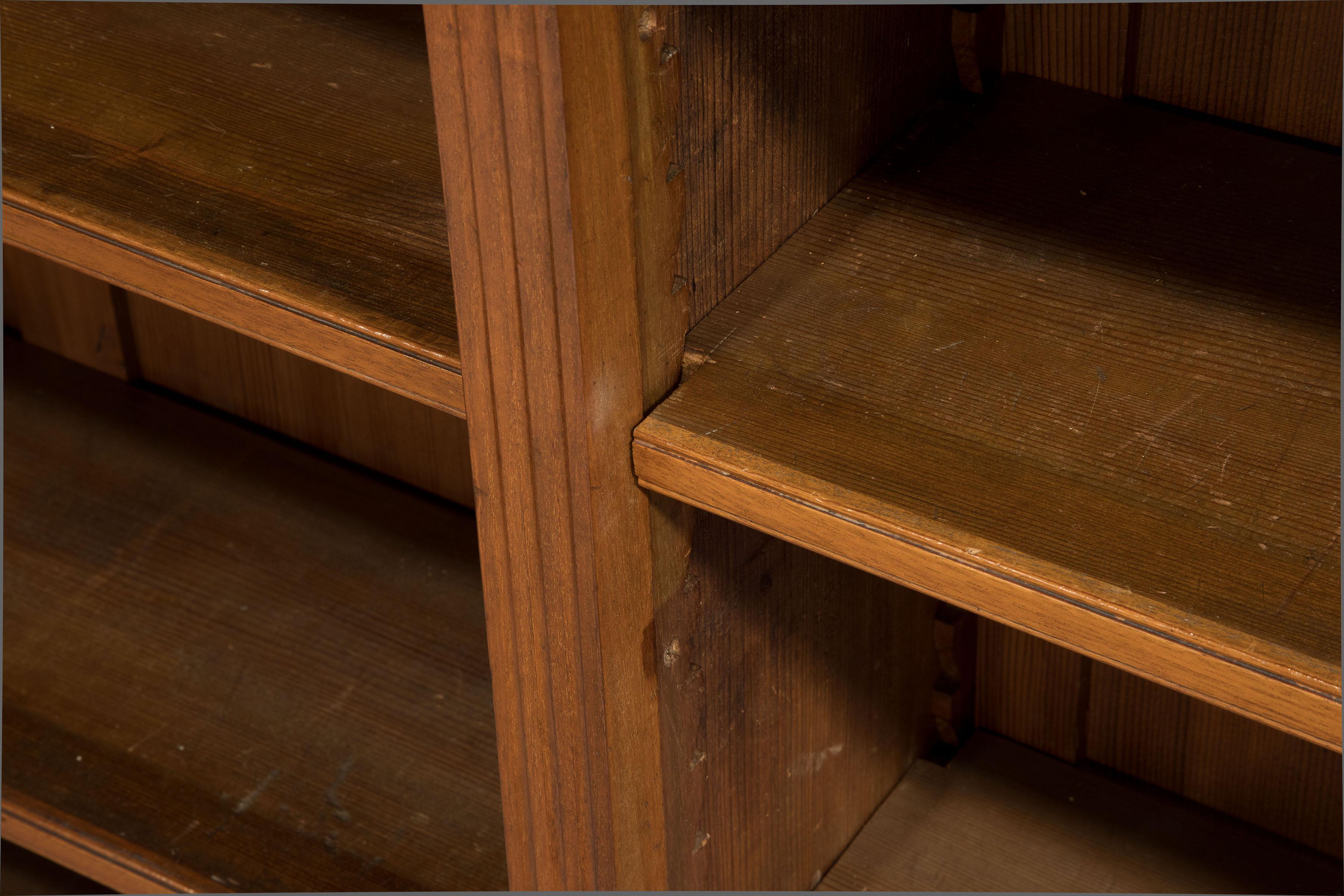 Victorian Mahogany Open Bookcase with Adjustable Shelves, circa 1890 1