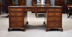 Victorian Mahogany Partners Desk