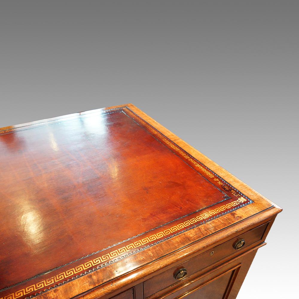 Mid-19th Century Victorian Mahogany Partners Desk