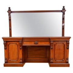 Victorian Mahogany Pedestal Sideboard