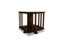 Victorian Mahogany Revolving Tabletop / Desktop Bookcase