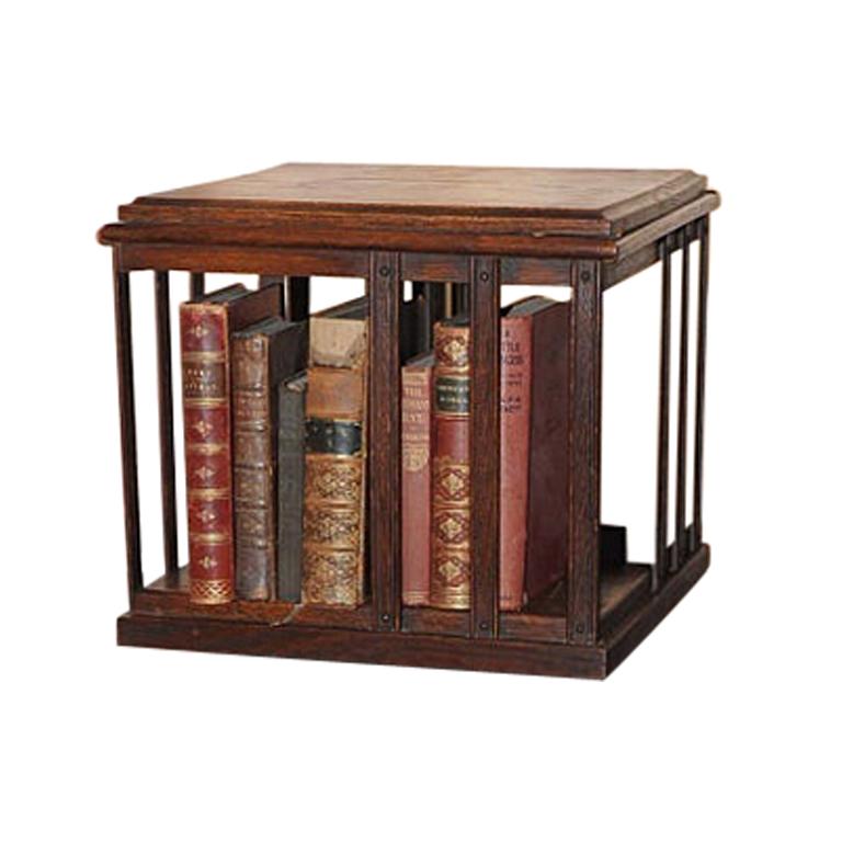 Victorian Mahogany Revolving Tabletop / Desktop Bookcase at 1stDibs