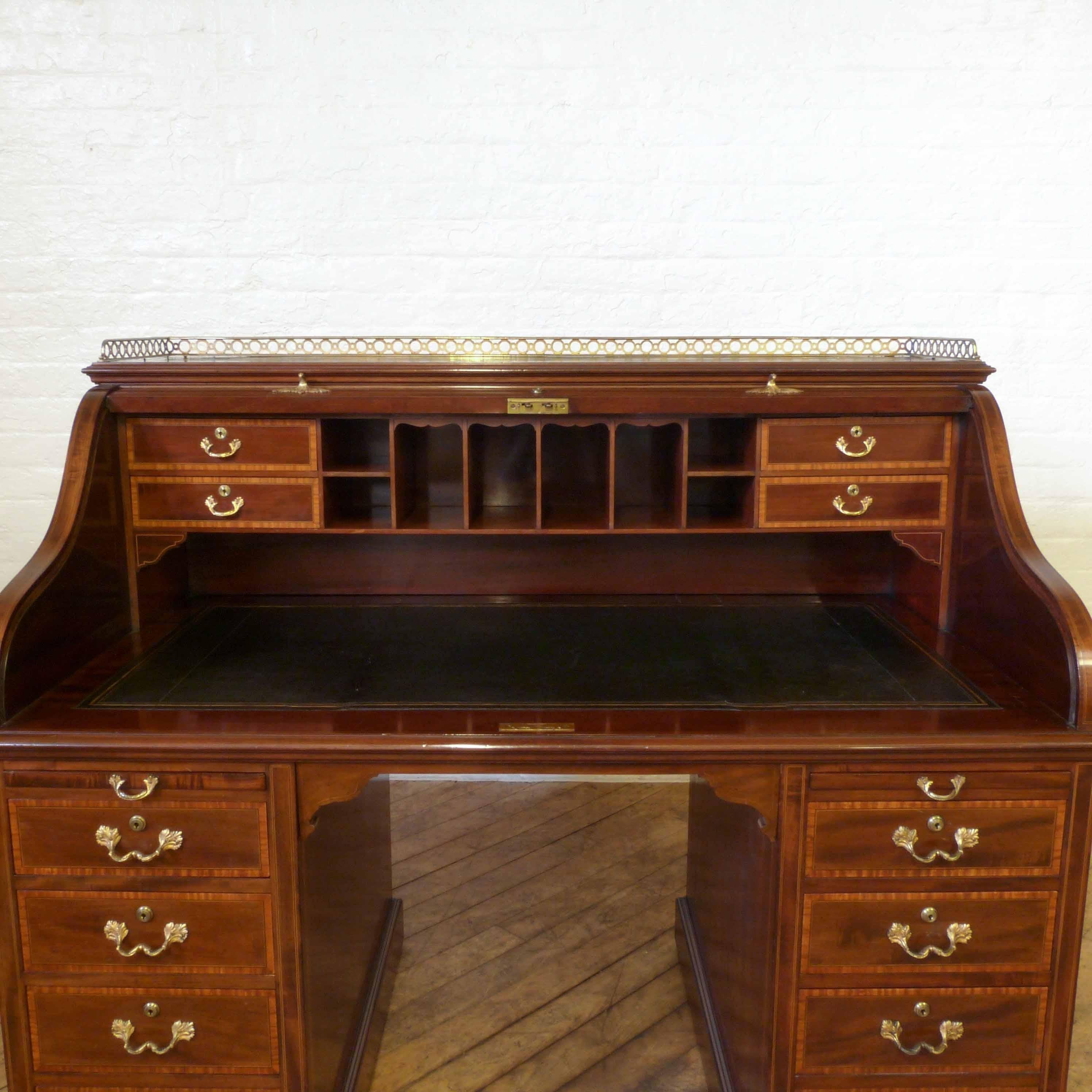 victorian roll top desk