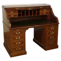 Victorian Mahogany Roll Top Desk