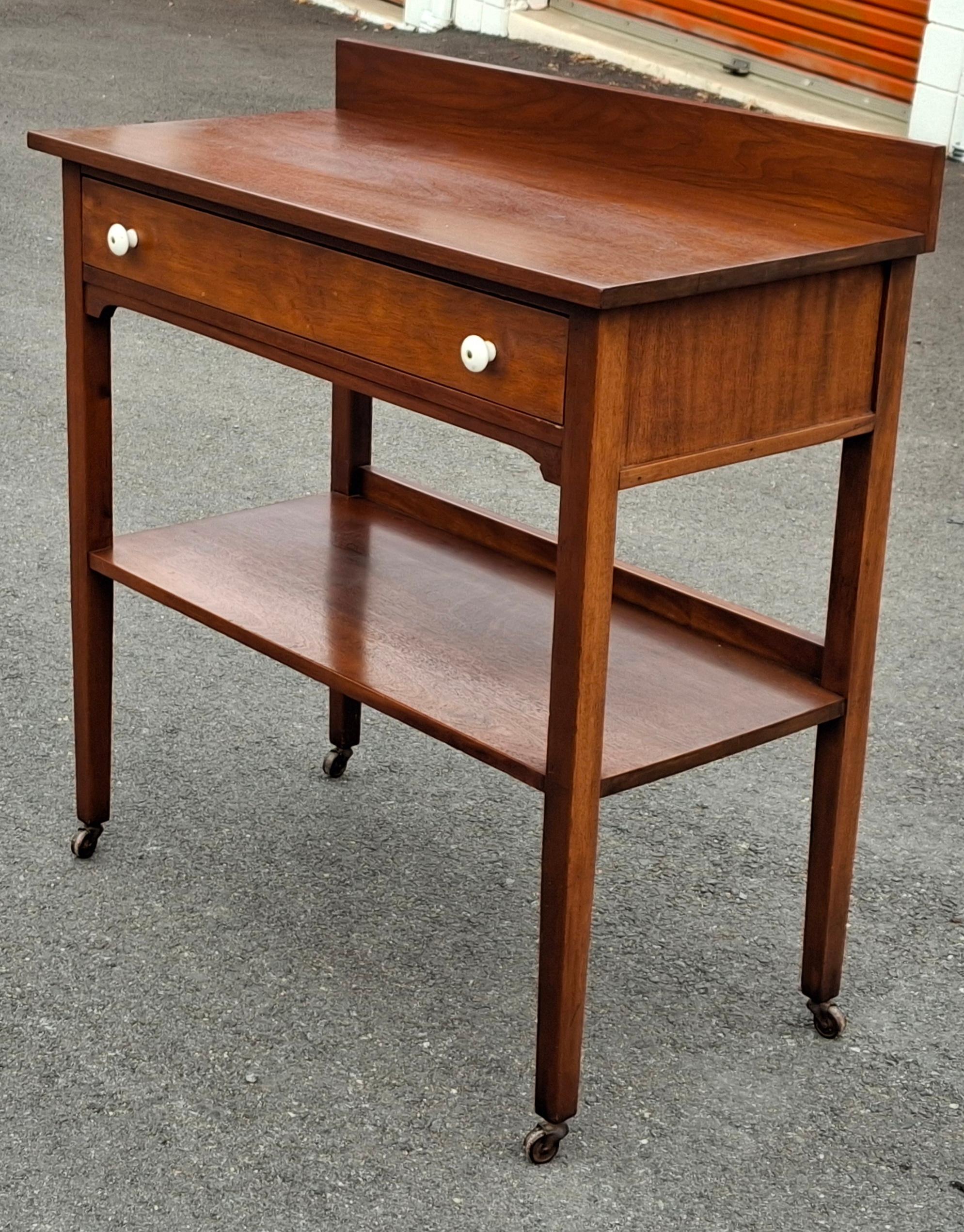 Victorian Mahogany Rolling Server, 2nd Half 19th Century For Sale 2