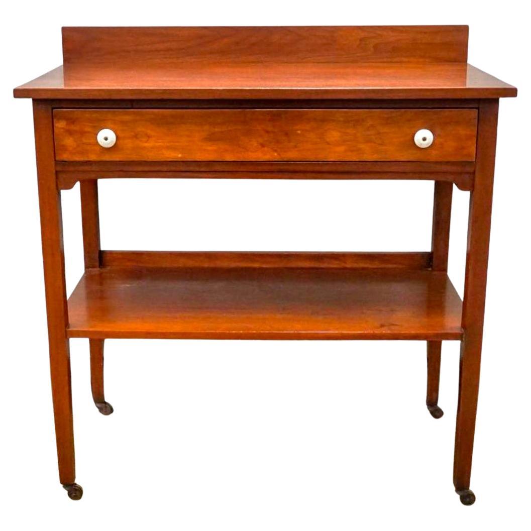 Victorian Mahogany Rolling Server, 2nd Half 19th Century For Sale