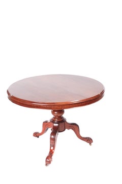 Victorian Mahogany Round Centre Table