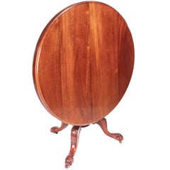 Victorian Mahogany Round Centre Table