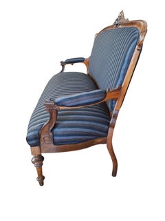 Sofá victoriano de caoba