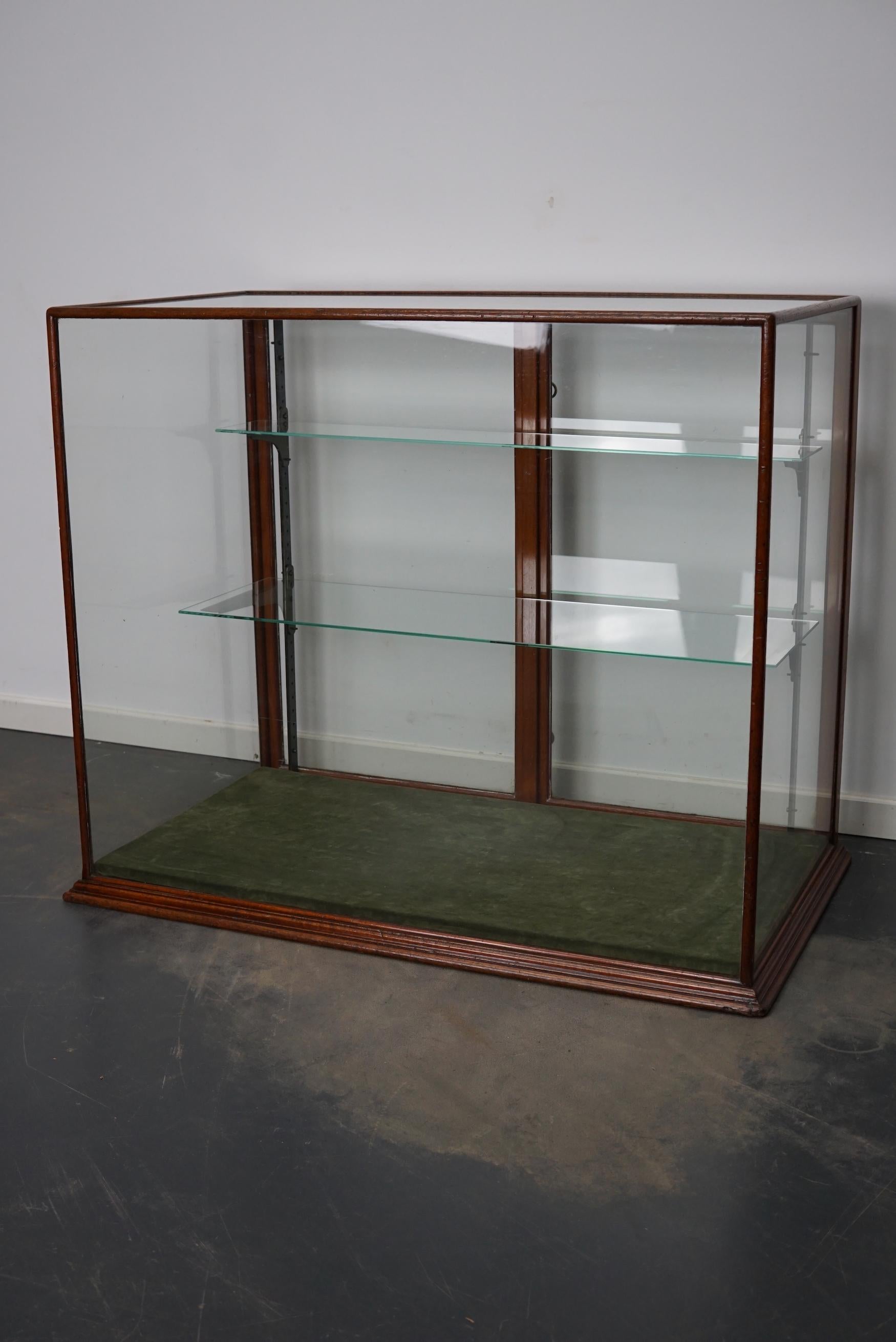 Victorian Mahogany Shop Display Cabinet / Counter or Vitrine, Late 19th Century For Sale 10