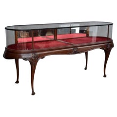 Victorian Mahogany Shop Display Cabinet