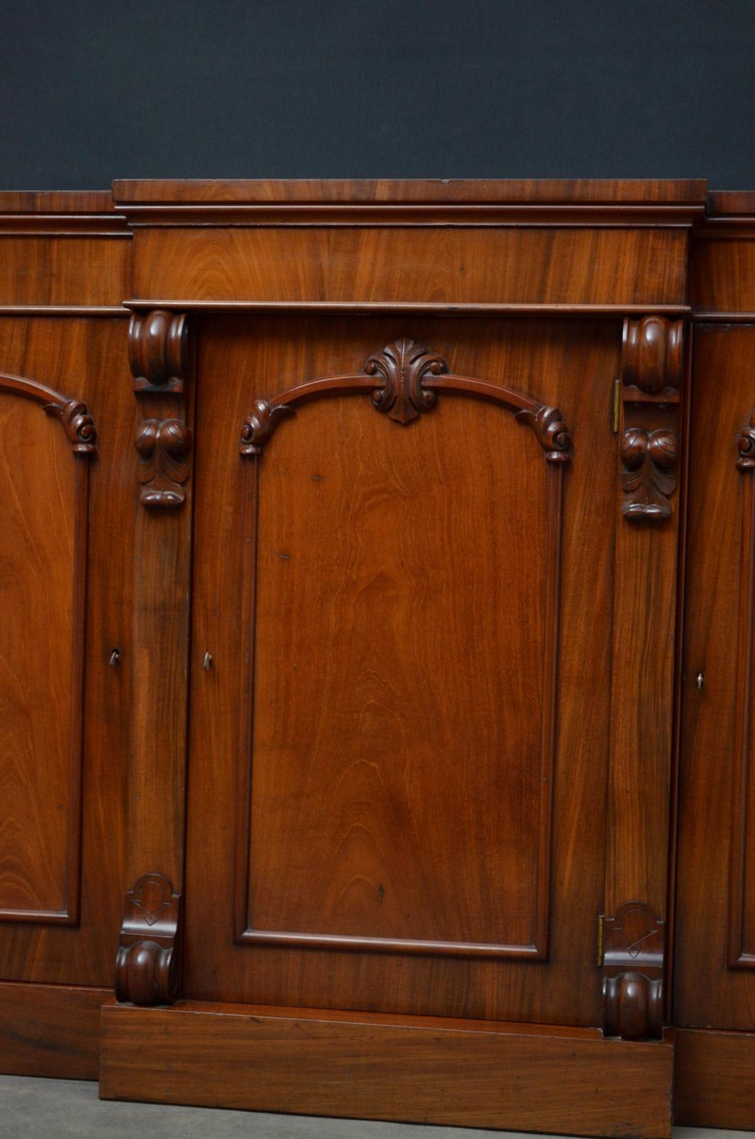 Victorian Mahogany Sideboard 2