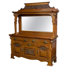 Antique Victorian Mahogany Sideboard