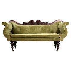 Antique Victorian Mahogany Sofa