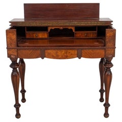 Antique Victorian Mahogany Spinet Desk, 19th C