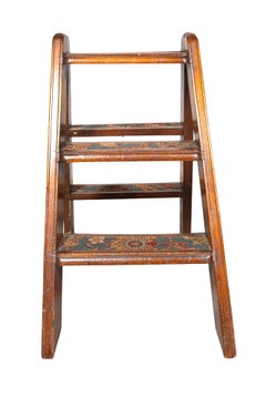 Victorian Mahogany Step Ladder