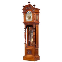 Victorian Mahogany Tall Case Clock