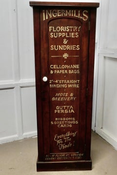 Victorian Mahogany Tall Shelved Shop Cupboard